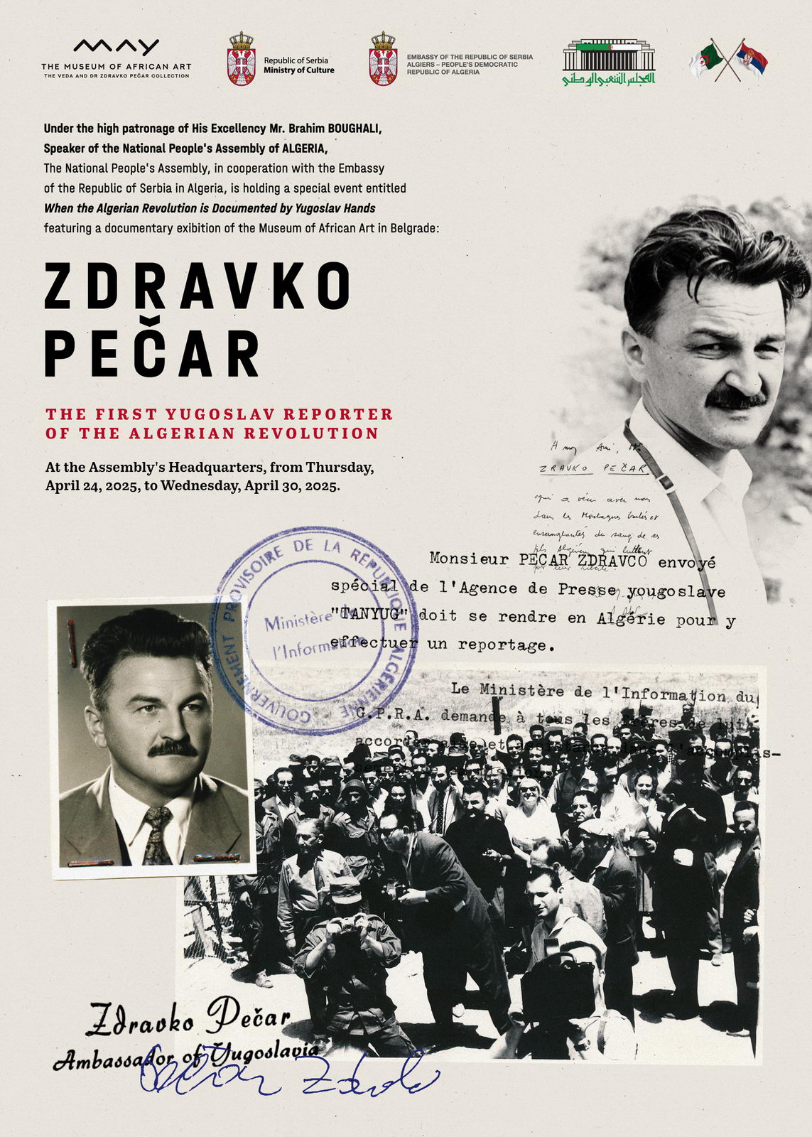 Zdravko Pečar: The First Yugoslav Reporter of the Algerian Revolution